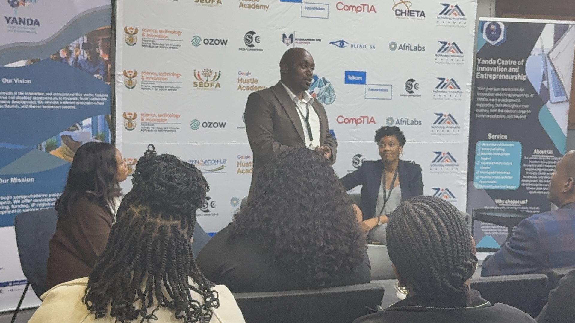 Yanda CIE team at the SA Innovation Week exhibition