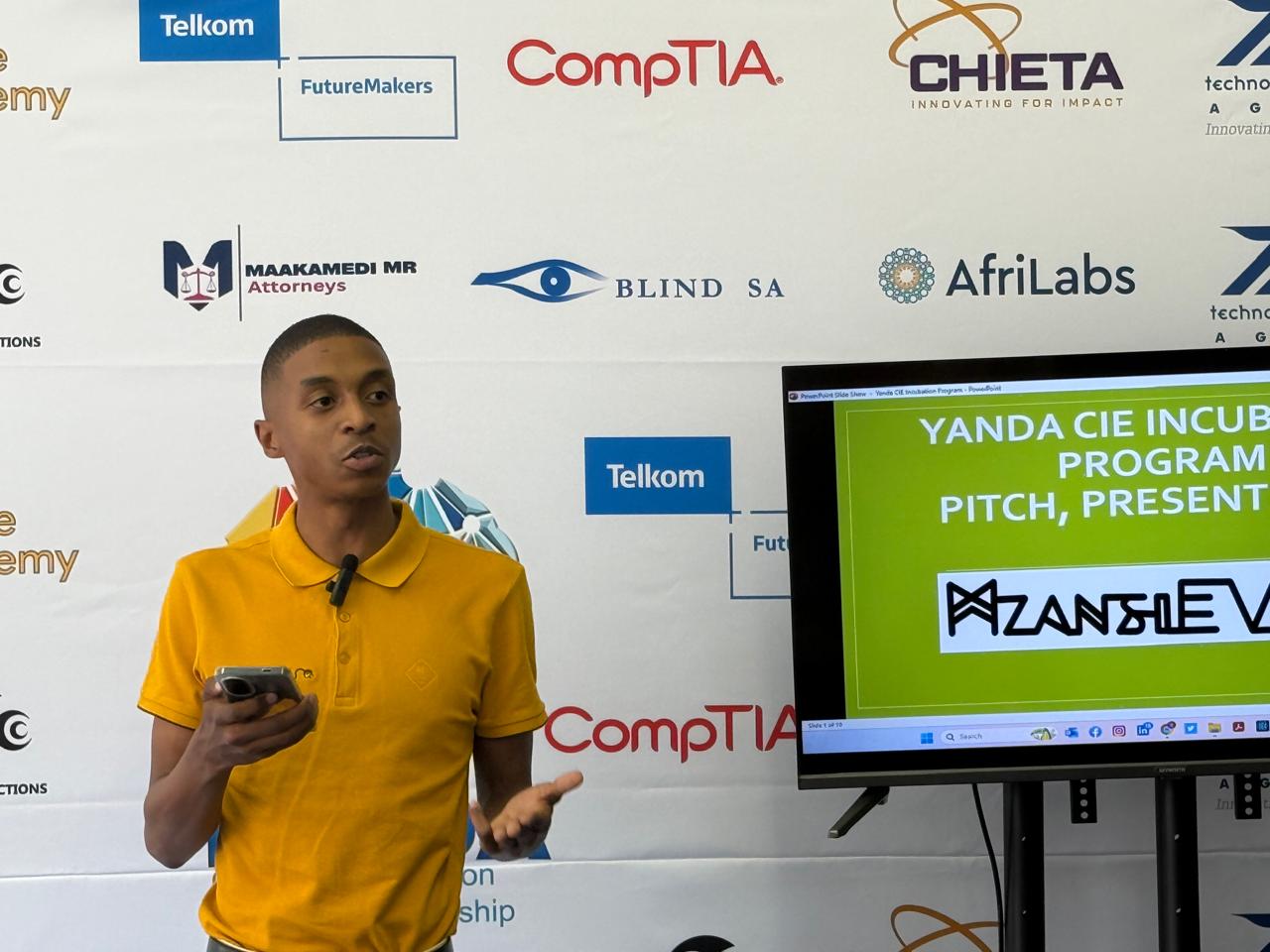 Yanda CIE Incubation Program pitch and presentation
