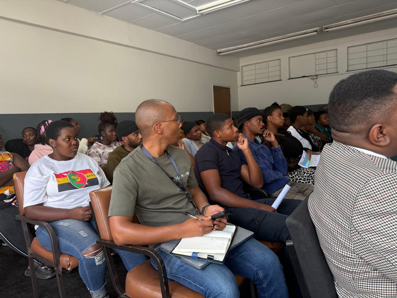 Attentive audience at the Yanda CIE pitch and presentation day