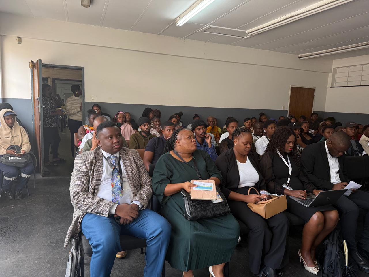 Facilitator addressing founders at the pitch and presentation day