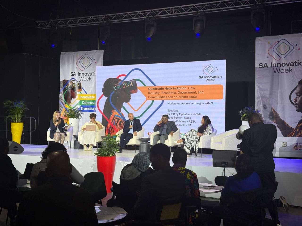 Panel discussion on the Quadruple Helix in Action at SA Innovation Week