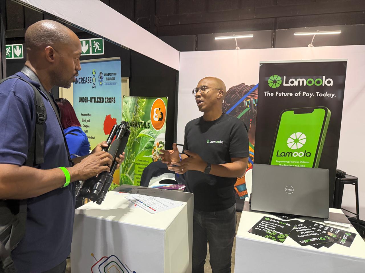 Yanda CIE team at the SA Innovation Week exhibition alongside Nubian Care and Lamoola